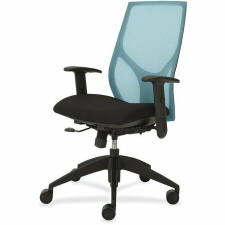 9TO5 SEATING Task Chair, Synchro, Hgt-adj T-Arms, 25inx26inx39in-46in, AA/Onyx NTF1460Y1A8M801